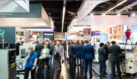 A tecnologia UNICOMP demonstrou raios-X do AXI em linha no SMTConnect 2022 na Alemanha