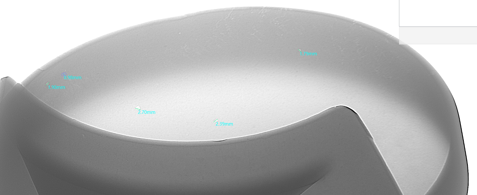 Componentes automotivos NDT raio X UNICOMP UNC225 